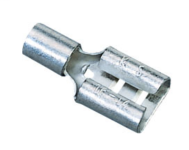 Non-Insulated Female Disconnect, 12-10 AWG, .250 Tab, Box of 25