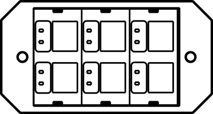 Evolution 8AT Series Communication Device Plate