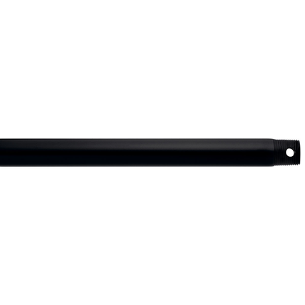 Dual Threaded 18" Downrod Satin Black