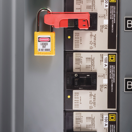 Circuit Breaker Lockout, Wide and Tall Breakers