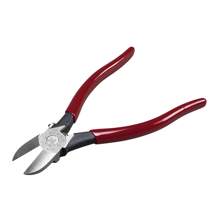 Diagonal Cutting Pliers, Spring-Loaded, Plastic Cutting, 7-Inch