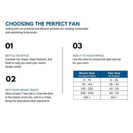 Three-Blade 52" contemporary satin white DC ceiling fan with LED Light