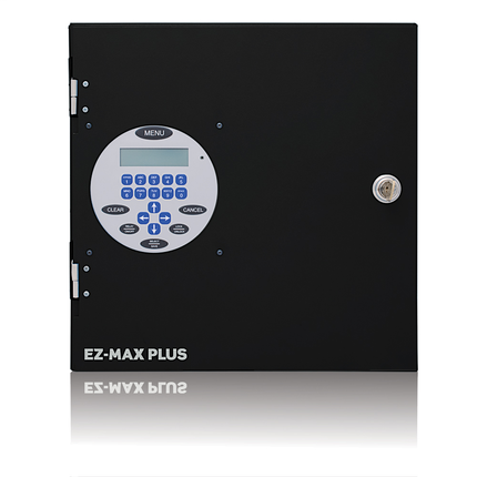 EZ-MAX Plus 8 Relay Panel, 120V, 277V and 347V Control Input, (4) 1-Pole (NO /NC) Latching Relay Card with Handle, 30A 120-277VAC, 20A 347VAC, Title 24 Compliant, ASHRAE 90.1 compliant, (4) spaces, with (8) Low Voltage Inputs.