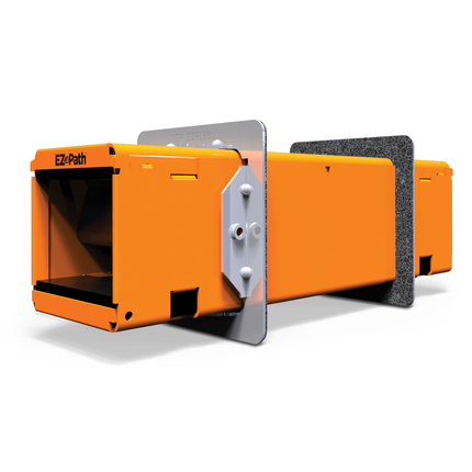 EZ-Path Series 33 Fire-Rated Pathway Four-Gang Kit, Full kit with four (4) devices, one pair (2) four-gang plates & labels