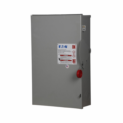Eaton General duty cartridge fuse safety switch, 200 A, NEMA 3R, Painted galvanized steel, Class H fuses, Fusible with neutral, Two-pole, Three-wire, Category: general duty safety switch, 240 V