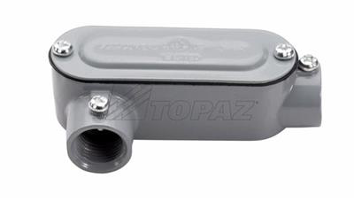 1-1/2" EMT & Rigid Combo LR Type Aluminum Conduit Bodies with Covers & Gaskets