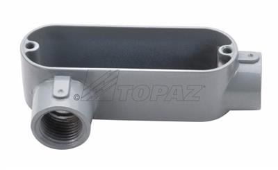 1" Threaded LR Type Rigid Conduit Body
