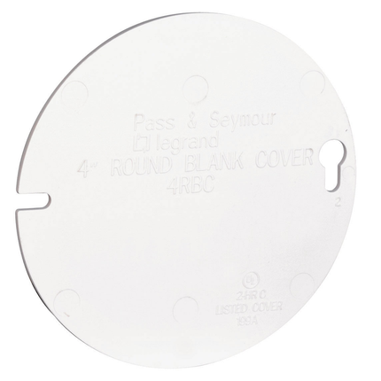 Cover for 4-inch Round Ceiling Box