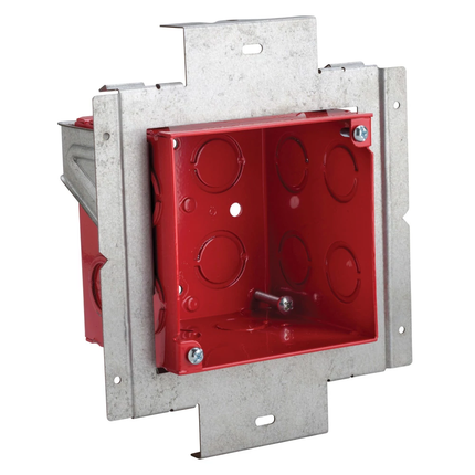 Fire Alarm Box with Mounting Plate, 3 1/2" Box Depth