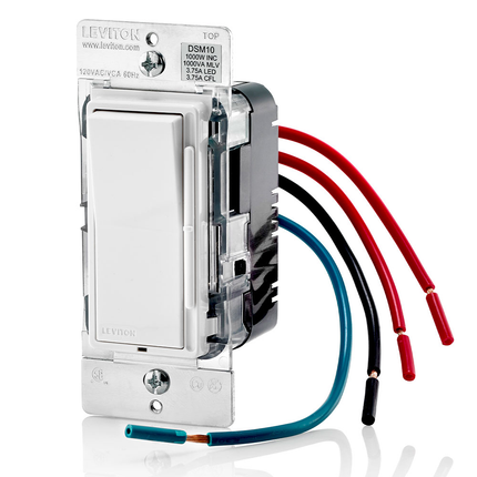 Decora Slide Dimmer Switch for Magnetic Low Voltage, Dimmable LED, Halogen and Incandescent Bulbs