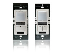 DLM Dual Tech 1-Button Wall Mount Sensor w/IR, White