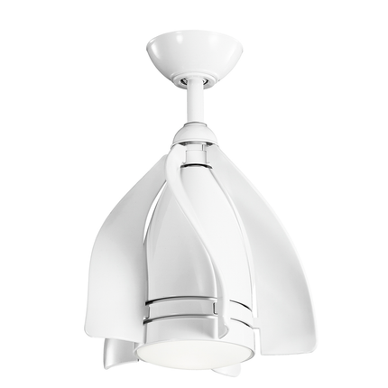 Terna™ LED 15" Ceiling Fan White
