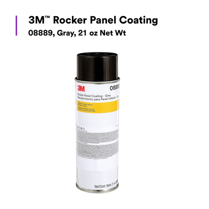3M Rocker Panel Coating, 08889, Gray, 21 oz Net Wt, 6 per case