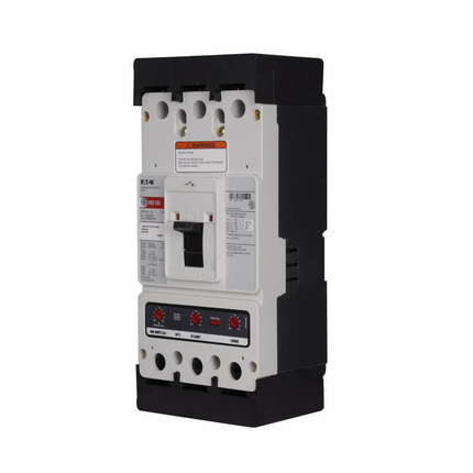 Eaton Series C complete molded case circuit breaker, K-frame, HKD, Fixed thermal, Fixed magnetic trip, Three-pole, 400 A, 600 Vac, 250 Vdc, 100 kAIC at 240 Vac, 65 kAIC at 480 Vac, Aluminum, Line and load, 50/60 Hz