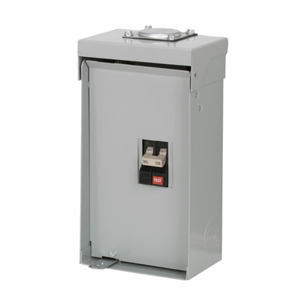 Eaton CH 3/4 in spa panel, ch spa panel-quick pro, single-phase, three-wire, 60 A, #14-1/10 AWG at Cu/Al at 60/75° wire, ground fault self-test feature
