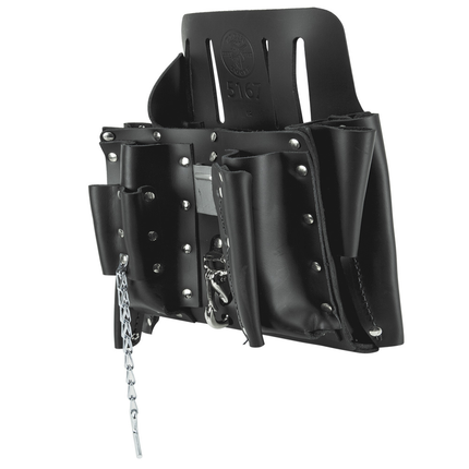 Leather Tool Pouch, 11-Pocket