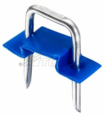 Cable Staples Insulated 1/2" Steel (100)