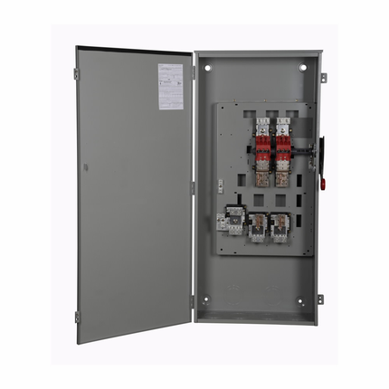 Eaton General duty cartridge fuse safety switch, 600 A, NEMA 3R, Painted galvanized steel, Class H fuses, Fusible with neutral, Two-pole, Three-wire, Category: general duty safety switch, 240 V