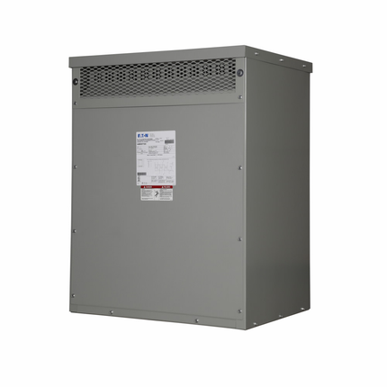 Eaton General purpose ventilated transformer, DT-3 (3-phase), PV 480V, Taps: 2 at +2.5% /4 at -2.5%, SV 240 delta, 150°C rise w/ 200°C insulation systeam, 75 kVA, EE