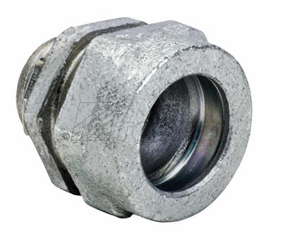 3-1/2" Compression Type Malleable Iron Rigid Connectors
