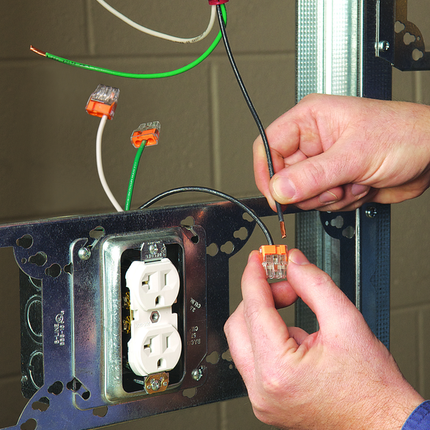 In-Sure® Push-In Wire Connector, Model 34 4-Port Yellow, Box 5,000