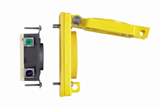 Wetguard Watertight Flip Lid Single Locking Receptacle