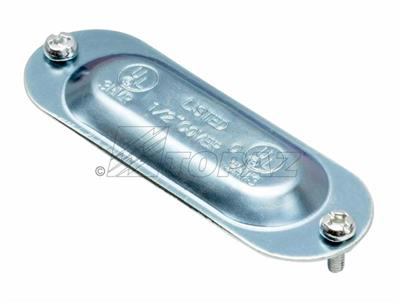 1-1/4"-1-1/2" Steel with Zink Plating Conduit Body Covers