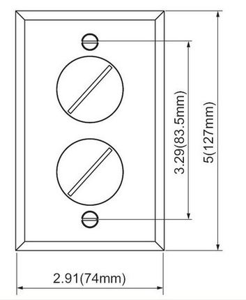 Residential Floor Boxes Screw Lid Brass