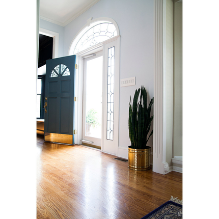 adorne® Gloss White 1-Gang+ Screwless Wall Plate with Microban®