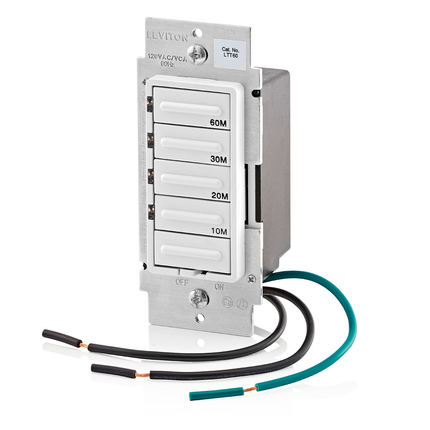 Decora Preset Resistive 60 Minute Countdown Timer, White