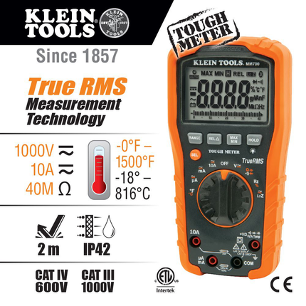 Digital Multimeter TRMS/Low Impedance, 1000V