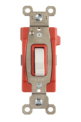 PlugTail® Three-Way 20A Toggle Switch, White
