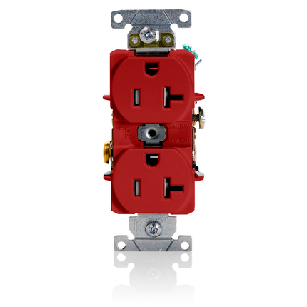 Tamper-Resistant Duplex Receptacle, 20 Amp, 125 Volt