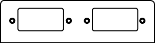 FIT Series Poke-Thru Device Faceplate