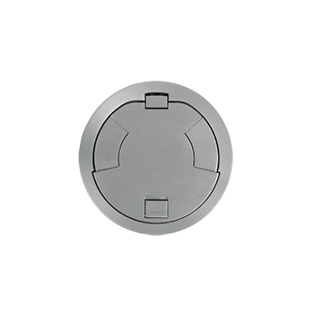 8IN PREWIRED SURF STYLE ASSEMBLY AA BRUSHED ALUMINUM
