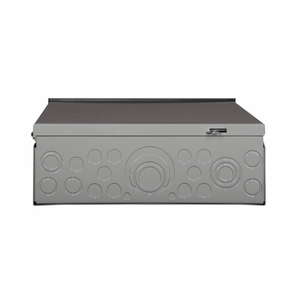 Eaton BR main lug loadcenter,No feed-thru lugs, 200 A,D1R,Aluminum, NEMA 3R,Metallic,25 kAIC,BWH,NEMA 3R,40 Circuits,Twenty-four pole,30 Spaces,Three-wire,Single-phase,Type BR 1-inch breakers,120/240V,#1 AWG-300 kcmil Cu/Al