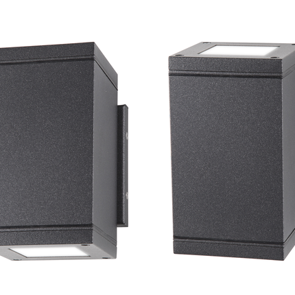 Verona LED Small Up/Down Fixture; Anthracite Finish