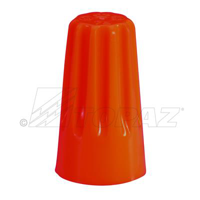 Orange Fluted Body Wire Connectors Joins #22 - #14 AWG 100/Box