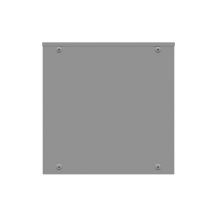 36x12x36 Hinge Cover Type 3R Steel No Knockouts ANSI 61 Gray Double Doors Padlocking 3 Point Handle Back Panel Weld Studs Draw Shield No Center Position