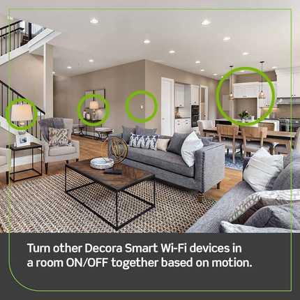 Decora Smart Motion Sensing Dimmer Switch, Wi-Fi 2nd Gen, Neutral Wire Required