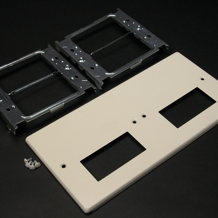 4047 Four-Gang Cover With Two Rectangular Openings