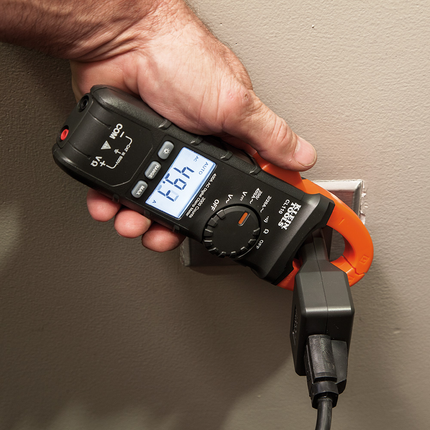 Clamp Meter, Digital AC Auto-Ranging Tester, 400 Amp