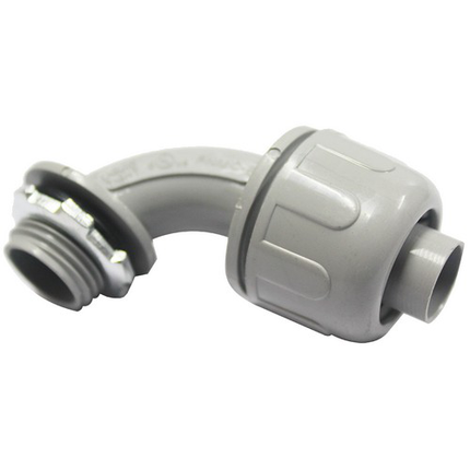 Non-Metallic Liquid Tight Connectors - 90° 3/4”