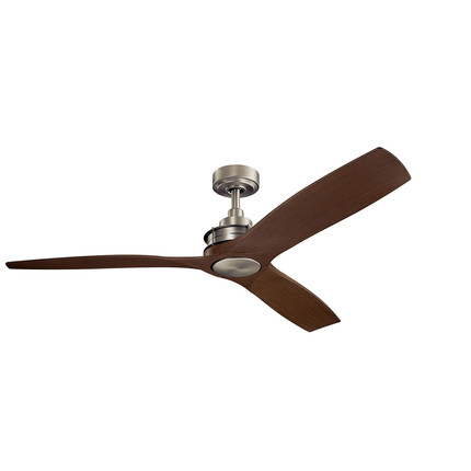 Ried 56" Fan Brushed Nickel Finish