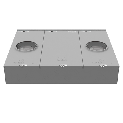 5 Terminal Ringless 2 Large Closing Plates Lever Bypass 2 Position Long Island Lighting Company