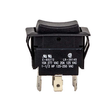 Rocker Switch Maintained DPDT On-Off-On