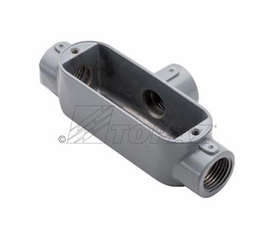 1" Rigid Threaded T Type Aluminum Conduit Bodies