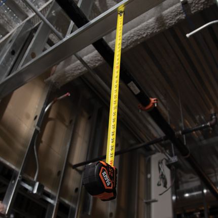 Tape Measure, 25-Foot Magnetic Double-Hook