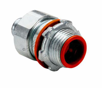 1/2" Straight Liquidtight Connector with Insulated Throat
