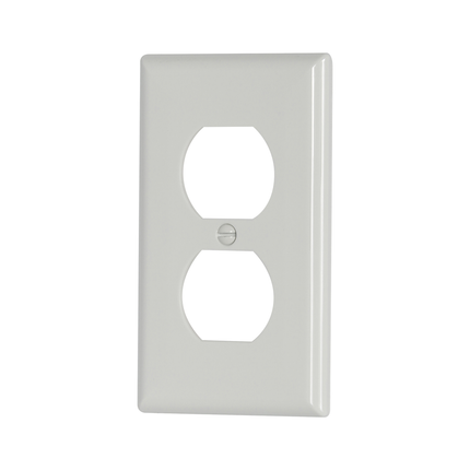 Standard Size Duplex Receptacle Wallplate